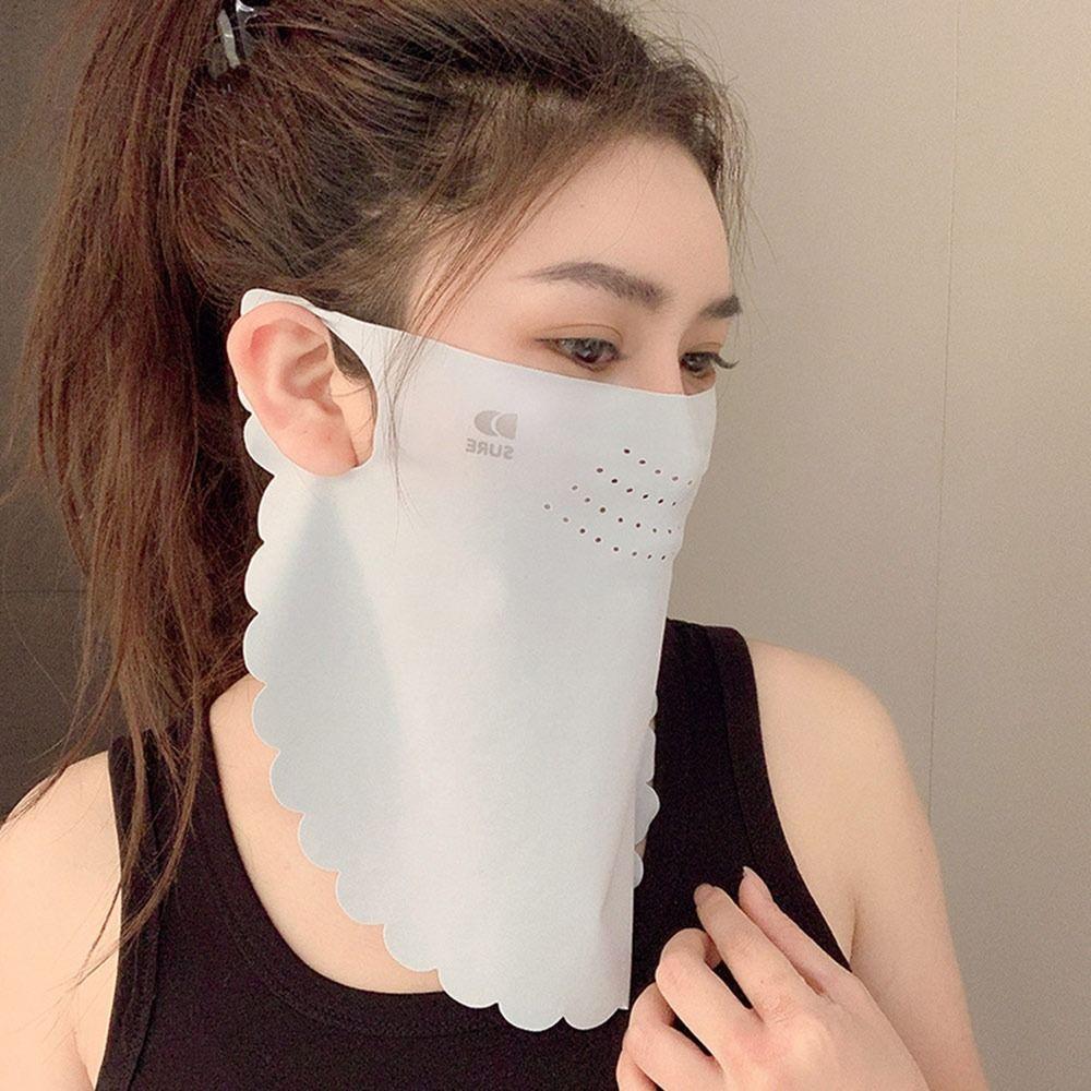 Dustproof Sun Protection Mask UPF50+ Sunshade Face Mask Fashion Anti-UV Neck Scarf Outdoor