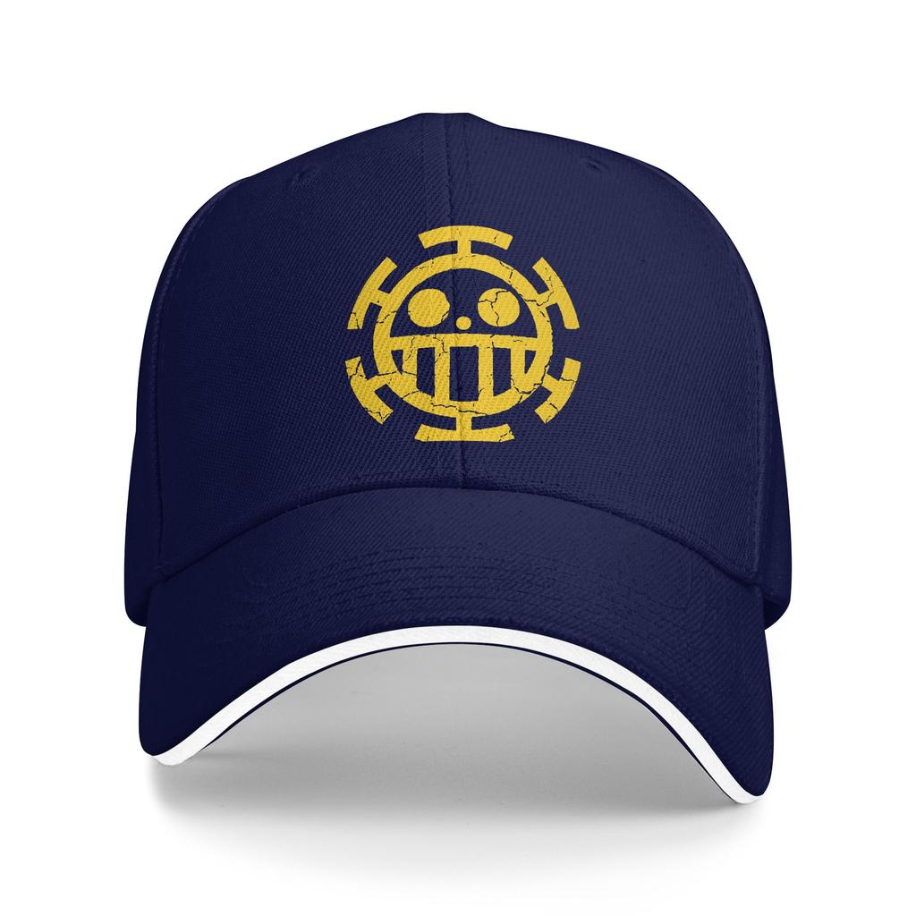 Gorra de Béisbol Anime One Piece Trafalgar Law Popular Gorra Sandwich Unisex Transpirable Gorra Exterior