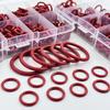 351pcs Silicone O-ring Set, 10 Sizes, Oil and Heat Resistant, Suitable for Cars and Pipelines