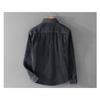 Mens Corduroy Long Sleeve Shirt Casual Button Down Shirt with Pocket for Daily Wear