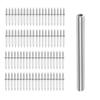 100/200Pcs Double-Head Seamless Installation Nail With Sleeve Carbon Nails Steel Thread Hardwar N6D6