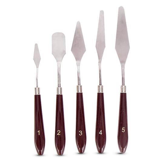 Stainless Steel Mixing Spatula Paving Rolling Smoothing Flexible Blade Artistic Tool Kit