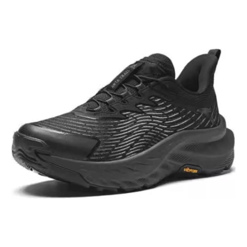 Anta Transverse Cushioning, Wear Resistant Low Top Running Shoes Men's Black Sneakers 112345586-1