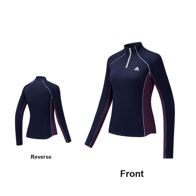 Anta Outdoors Casual Knit Shirt Autumn T-Shirt Women tops 962546402-3