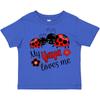 Inktastic My Yaya Loves Me With Cute Ladybugs Toddler T-Shirt Family Grandma Kid