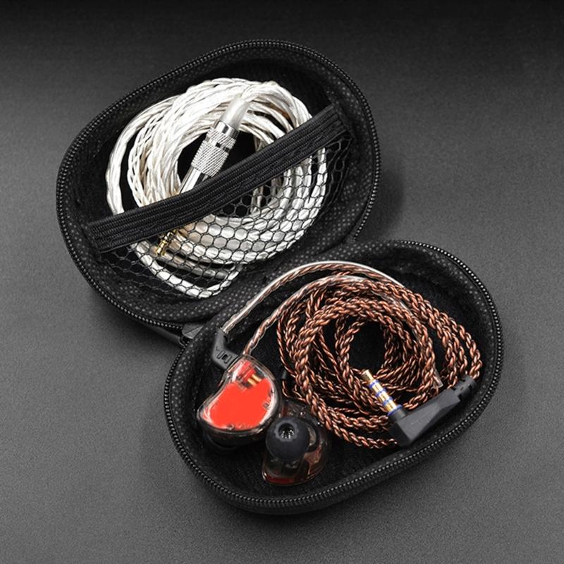 Headset Carrying for Case Storage Protective for Case with Hook Drop Resistant for KZ ZS10 ES4 ZSR ATR ED2 ZST