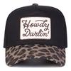 Unisex HOWDY DARLIN Letter Embroidery Baseball Caps Spring and Autumn Outdoor Adjustable Casual Hats Sunscreen Hat Sports Cap