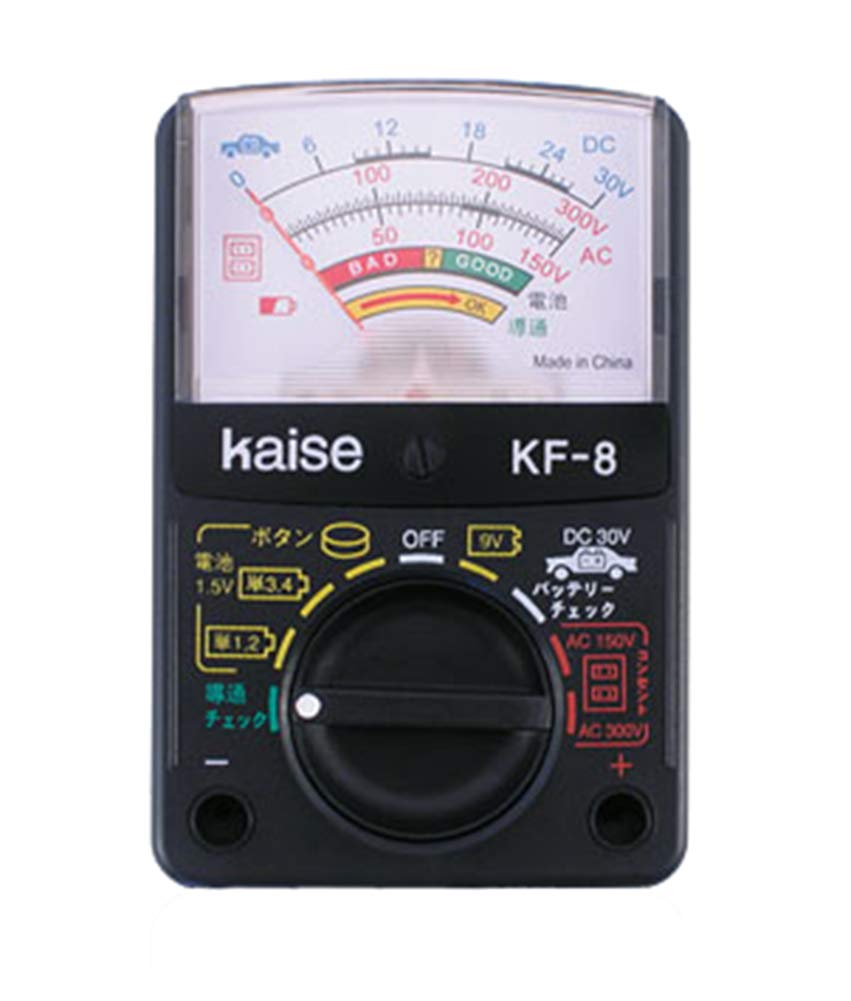 

Kaise Аналоговий Мультитестер KF-8 KF-8 чорний
