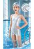 2026 Quick-Dry Girls' One-Piece Competition Swimsuit for Older Kids and Students