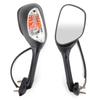 Rearview Mirrors w/Turn Signals For Suzuki GSXR600 GSX-R750 GSXR1000 02-15 BK