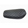 "Premium Leather Single Rider Seat With Cowl" Fit For Royal Enfield INT & GT 650