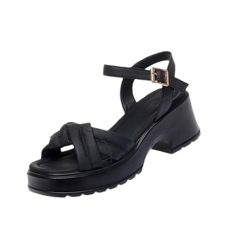 High-top Sandals, New Style Rubber-soled Shoes, Women's Shoes