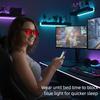 Anti Blue Light Sunglasses Better Sleep Red Lens Bluelight Blocking Glasses for Men Women Anti Eye Strain for Computer Game