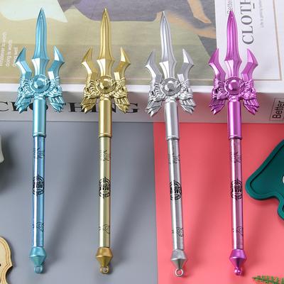 10 stücke 0,5mm Kreative Speer Stift Animation Schwert Stil Stift Niedlichen Schreibwaren Preis Geschenk Waffe Stil Stift