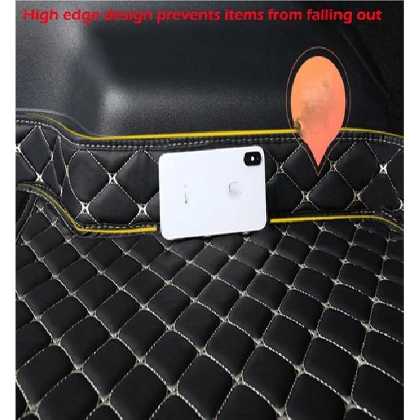 Car Trunk High Edge Anti-skid Trunk Mat For Lincoln Nautilus 2024-2025-2026