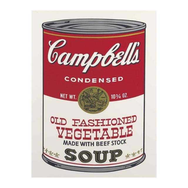 Andy Warhol Series Campbell Soup Canned Canvas Painting Aesthetic Poster and Prints Wall Art Picture Bar Restaurant Home Decor No Frame
