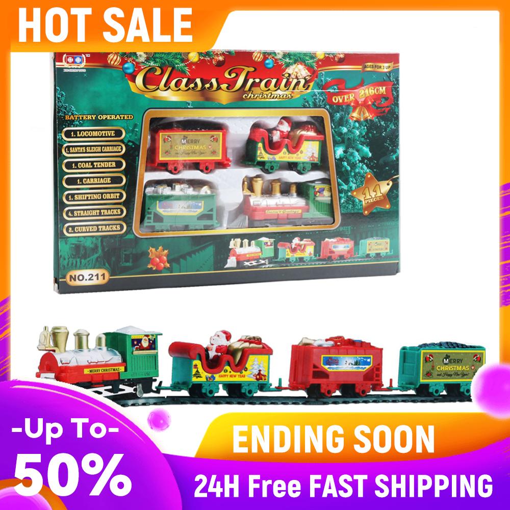 

Mini Puzzle Assembled Rail Car Variety Train Railway Track Battery-Powered Santa Claus for Boys Girls China Mainland