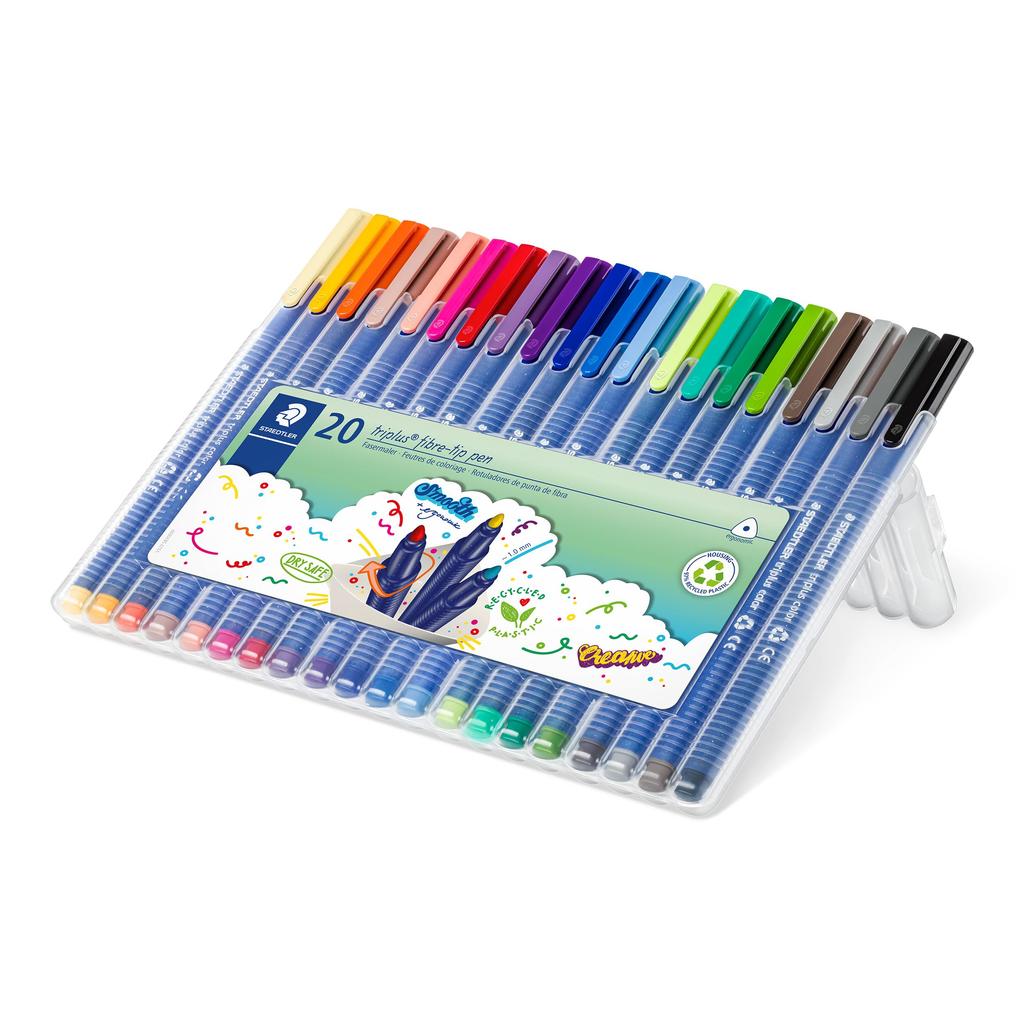 STAEDTLER Triplus Pen 20 323 SB20 Water-Based Set, Colors,