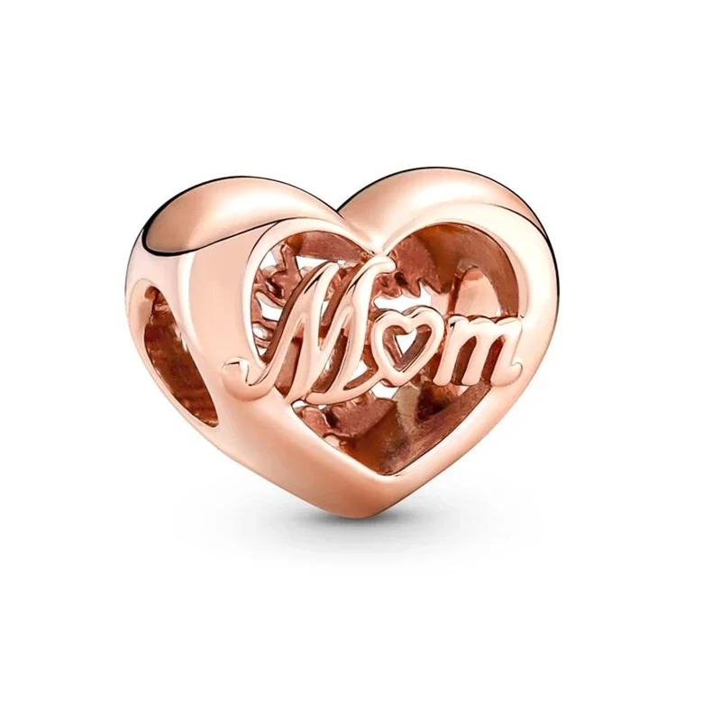 Perles New Love Dad Nan Mom Sister Best Friends pour bracelets à breloques et bracelets DIY pour femmes Fabrication de bijoux Dropshipping