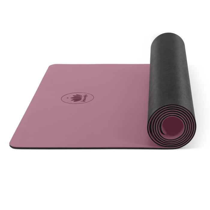 Tapis De Yoga Antidérapant Écologique PURE - Lotuscrafts - Rouge - 183 X 66 Cm