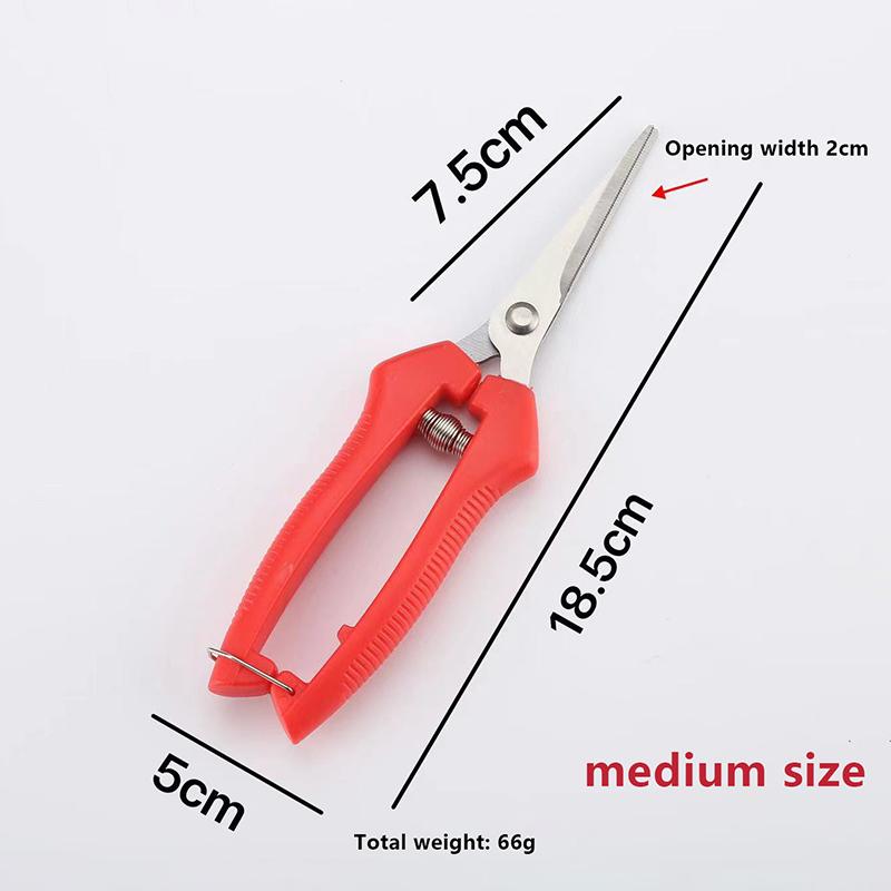 Gartenarbeit Hand-Rebschere Mikro-Spitze Gartenschere Blattschneider Gerade Floristenschere für Pflanzen Gartenschere Rebschere