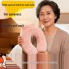 U-Shaped Plush Hot Water Bag with Explosion-Proof Design - Large Capacity Hand and Neck Warmer for Home Use