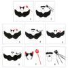 Federflügel Teufelshorn/Krone Stirnband Zauberstab Engel/Dämon Kostüm Halloween Kostüm Cosplay Party Requisiten