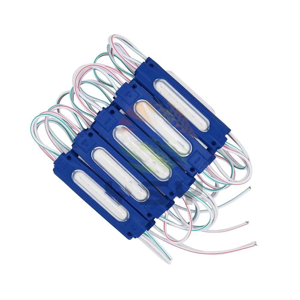 10pcs/lot 12V COB LED Module Waterproof Indicator Light Warning Lamp LED Back Light  Sign Channel