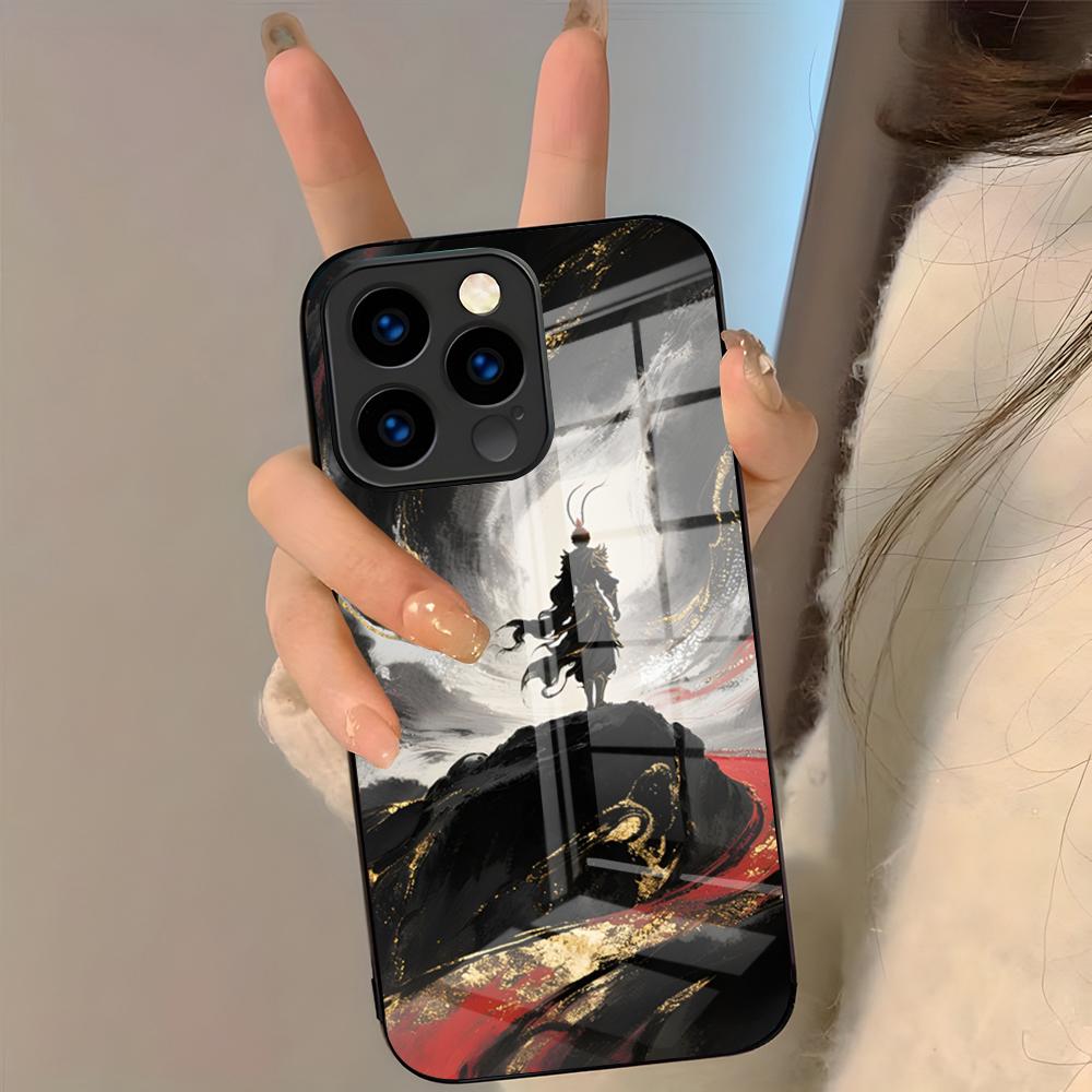 Cool Monkey King Phone Case For IPhone 17 Pro Max 16 15 14 Pro Max 13 11 Plus Glass Cover