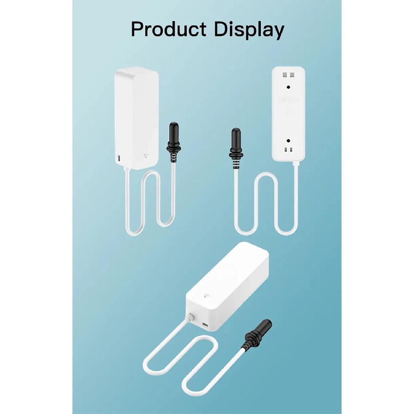Tuya WiFi/ ZigbeeTemperature Humidity Sensor with External Probe for Smart Life App Alarm Control Support Alexa Google Assistant