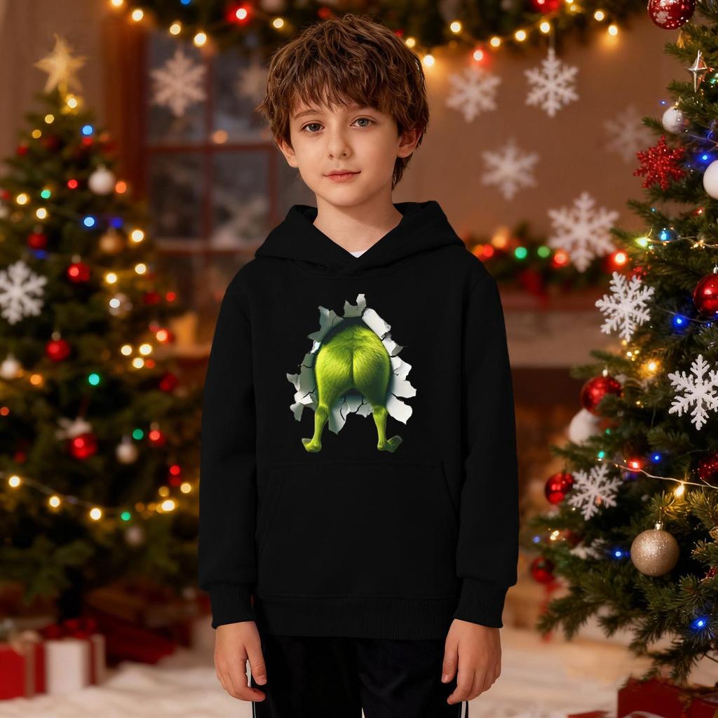 Pulover de Crăciun Băieți Fete Urât Crăciun Cămașă Crăciun Crewnek Copil mic Mânecă Lungă Pulover Ținută Topuri