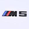 BMW M series M1 M2 M3 M4 M6 M7 rear luggage compartment logo sticker ABS changed to silver/black sticker M logo