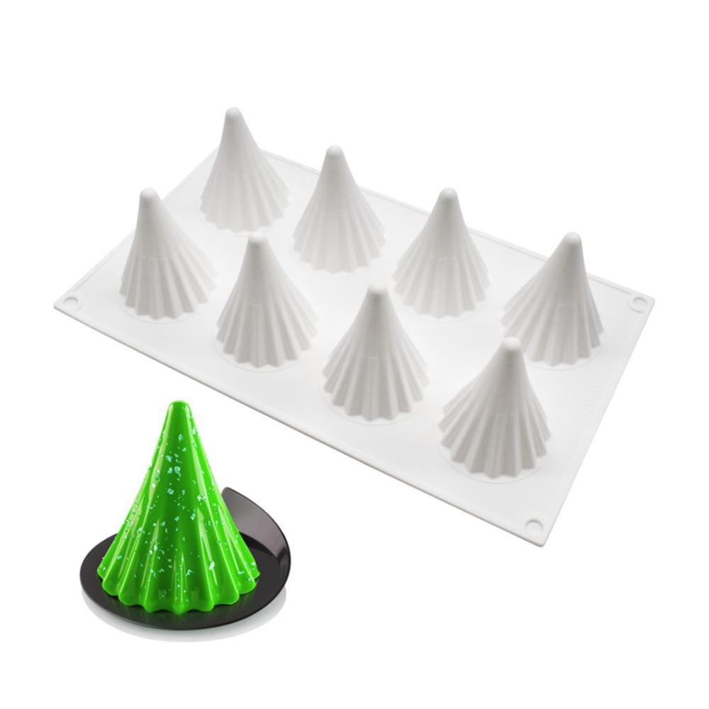 Weihnachtsserie Silikonform Baum Tannenzapfen Stern Kuchenform Kekse 3D DIY Handgefertigt Küchenbackwerkzeuge Dekorierform