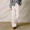 Women's Fleece-Lined High-Waisted Straight Leg Casual Pants