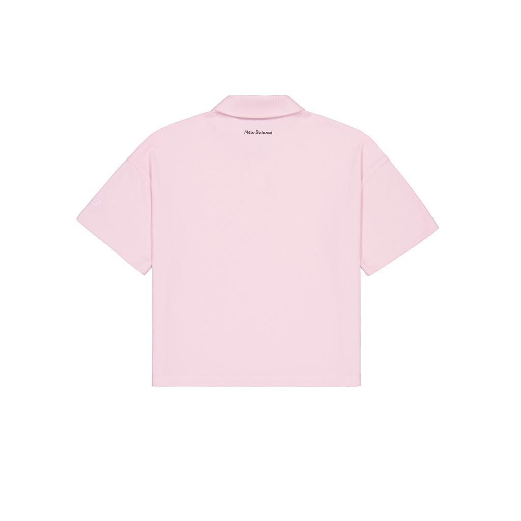 New Balance Attraction Lifestyle Illustration Collection Polo Shirt Women's Pink NFE27052-IV