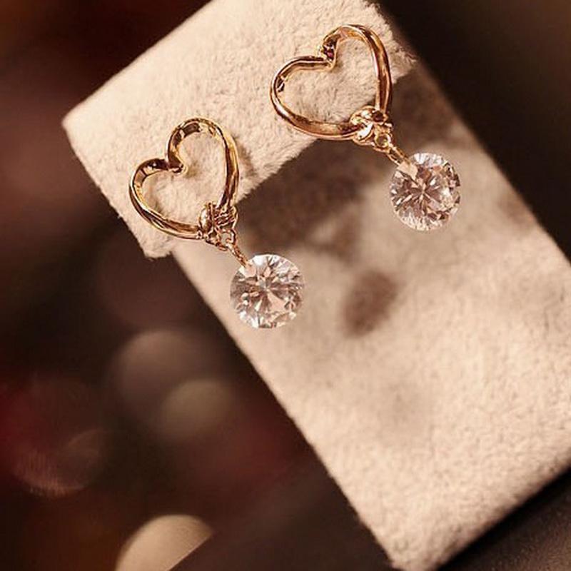 

New Arrival Crystal Trendy Women Dangle Earrings Simple Fashion Elegant Pearl Earring Female Rhinestone Temperament Jewelry