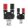 Bnc Male Plug To Two  4Mm Banana Binding Coaxial Adapter Connector Bnc