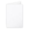 Folded Card - CLAIREFONTAINE - Pollen - 210 G - 110 X 155 Mm - Iridescent White