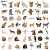 10 30 50PCS Cartoon Zoo Wild Animals Stickers Kawaii Dog Pig DIY Kids Toys Phone Skateboard Laptop Decals Graffiti Sticker F5