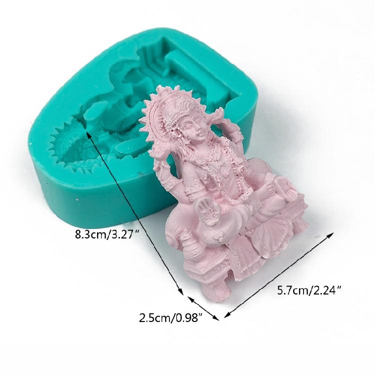Avalokitesvara Buddha Crafts Mold Resin Epoxy Silicone Mold Jewelry Casting