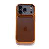 iPhone 11-15 Pro Max Electroplated Lens Solid Color Drop-Proof Case