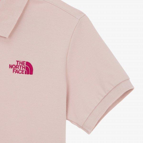 The North Face Women S Short Sleeve Polo Pale Pink Nt7pr40b