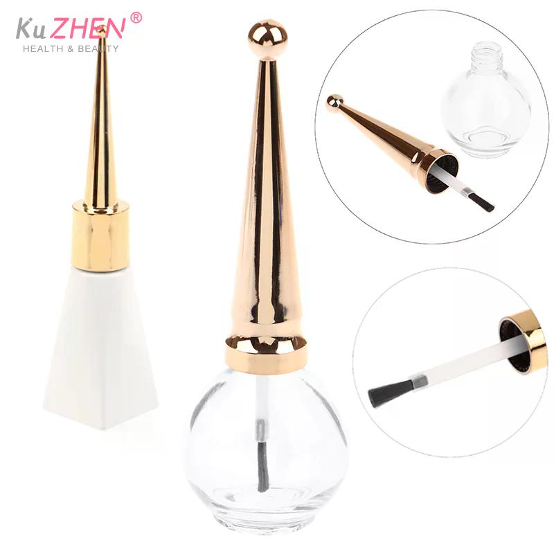 1PC 8/15ml Nail Polish Bottle Nail Gel Empty Polish Bottle WithBrush Glass Empty Blending Bottle Nail Gel Empty Bottle Container
