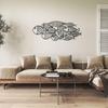 School of Fish Metal Wall Art, Nautical Home Decor, Sea Life Gift for Fisherman