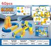 Childrens Magnetic Track Toy With Diy Rail System For Creative Building Play