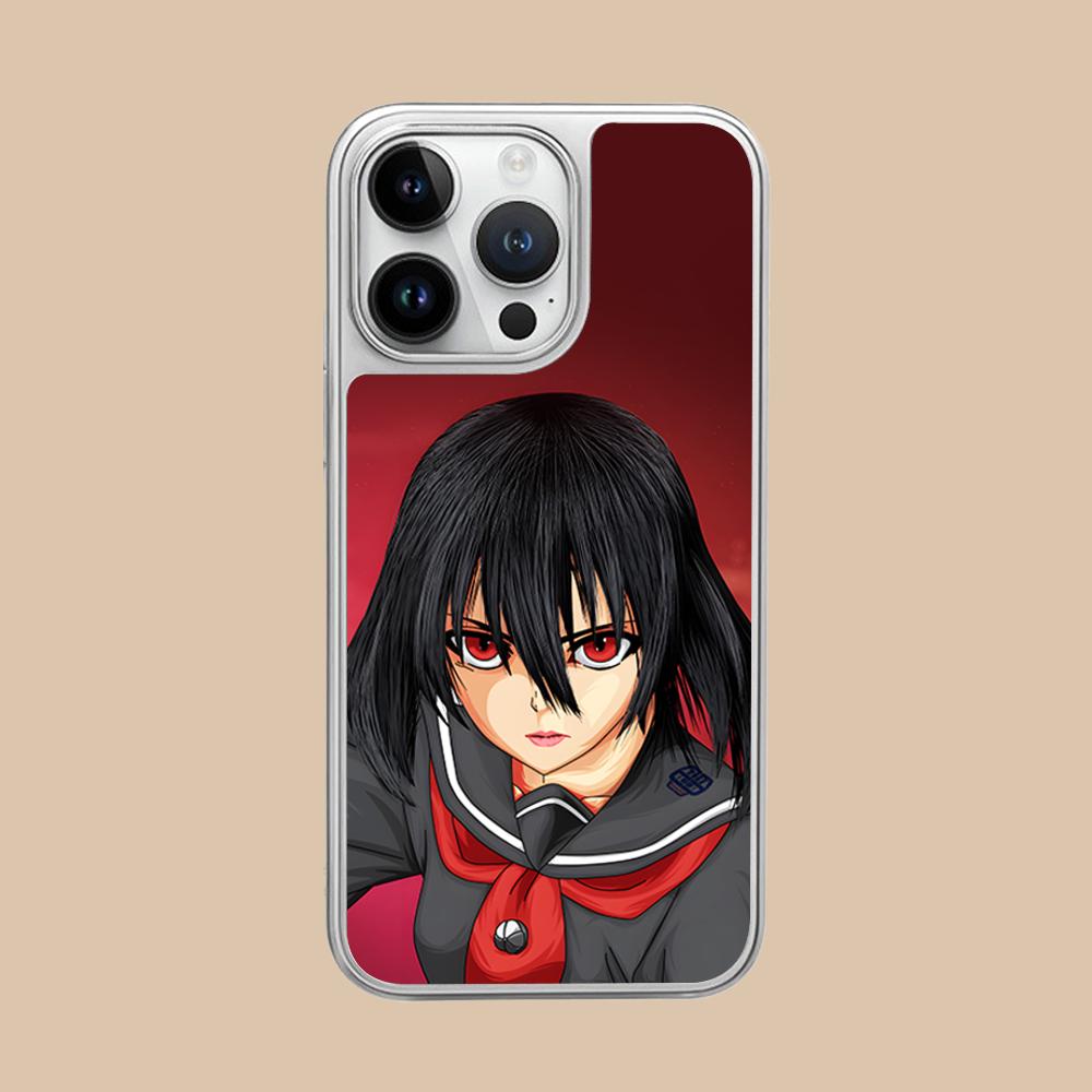 Akame Kurome Silver Plating Mobile Phone Case for iPhone 17 16 15 14 13 12 11 Air Pro Max Plus Colorful Cover