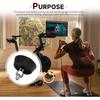 for Peloton Exercise Bike Non-Slip Fixed Support Pads Bicycle Rubber Swivel Foot Pads Upgraded Stainless Steel 3/8 Inch Leveling Screws Non-Slip