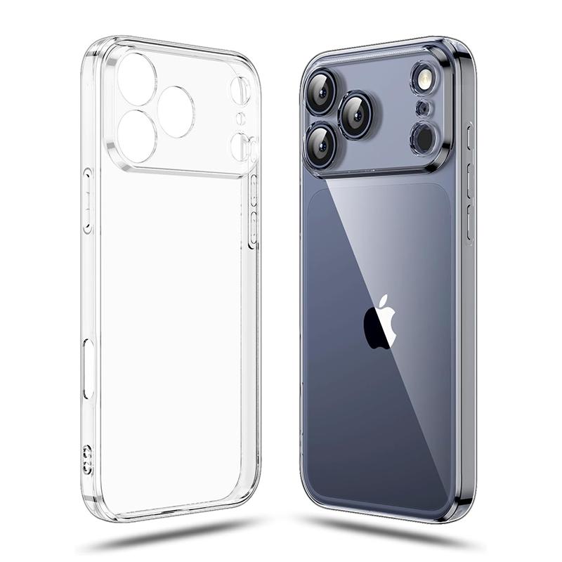 

Ultra Slim Clear TPU Case for iPhone 17 Pro Max Cover Shockproof Crystal Case for iPhone 17 Air Lens Full Camera Protection Capa iPhone Air