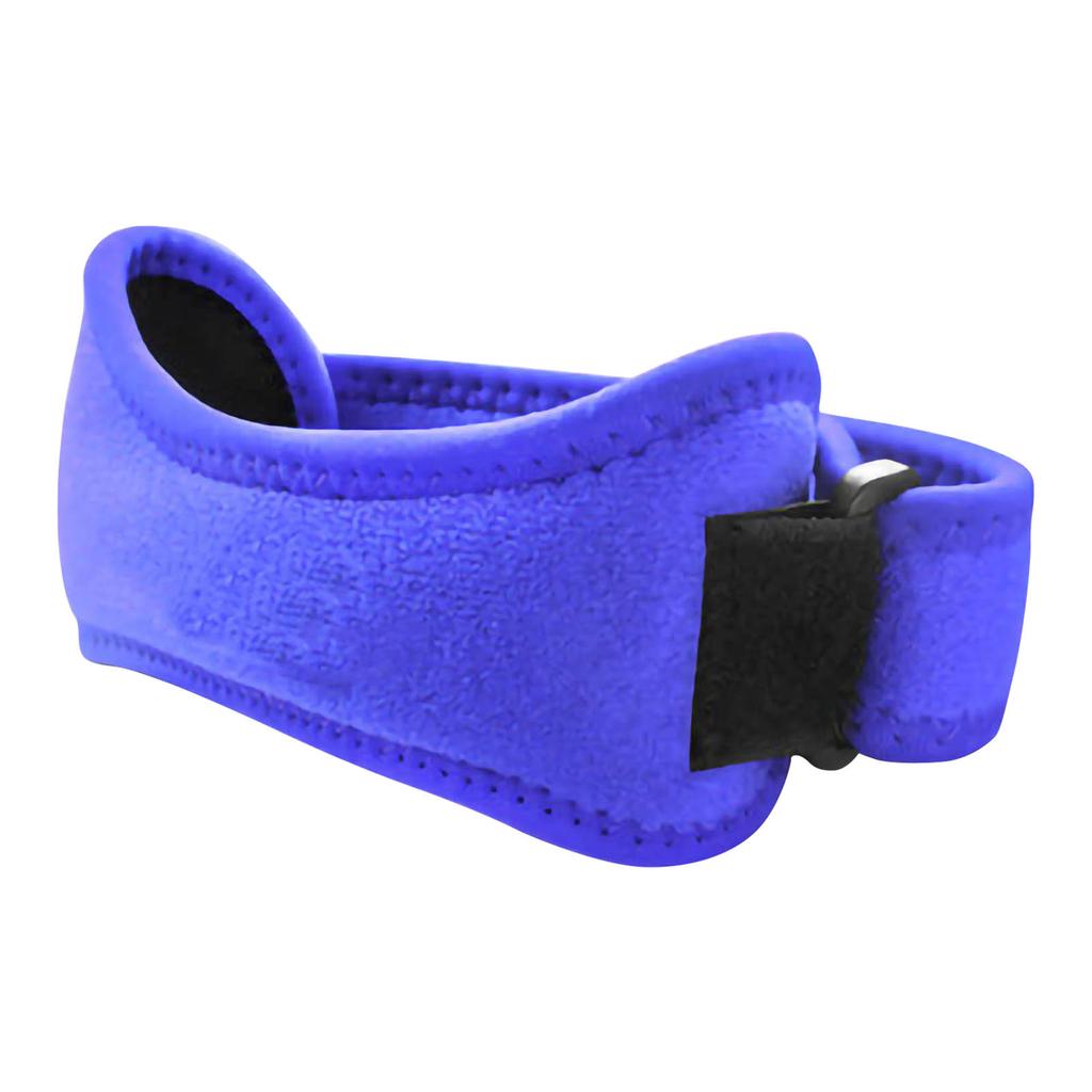 Petalla Knee Strap Split Shock Absorption Pressurized Adjustable Size Patellar Tendon Support Band Blue