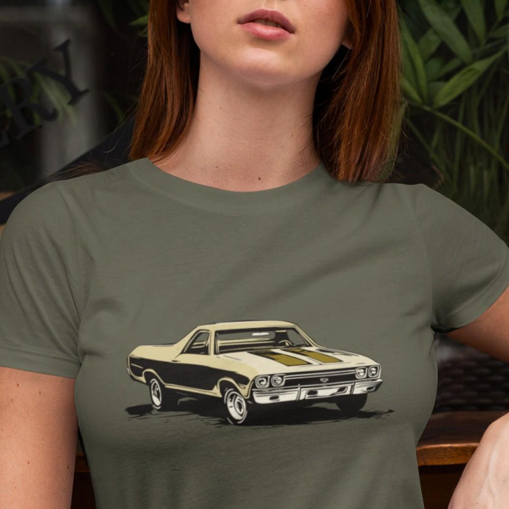 El Camino Unisex - 1968 Chevy El Camino Yellow Unisex T-Shirt